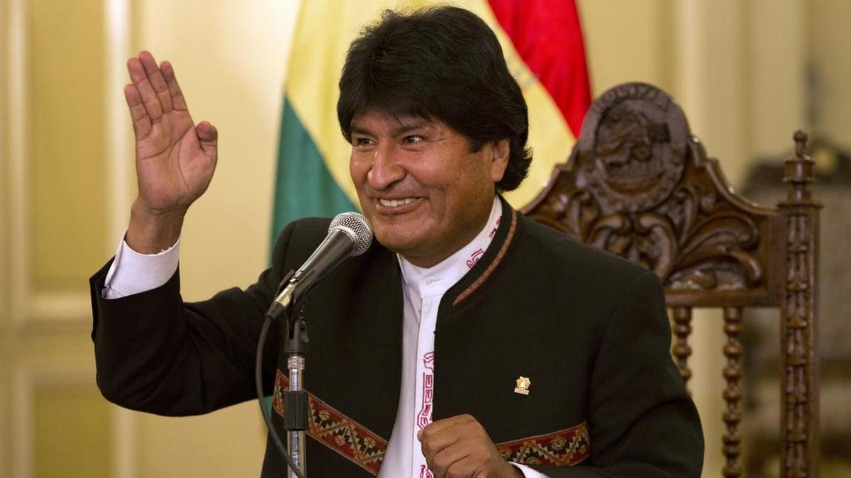 El presidente de Bolivia Evo Morales habló del tema en una conferencia de prensa en la ciudad de Santa Cruz.