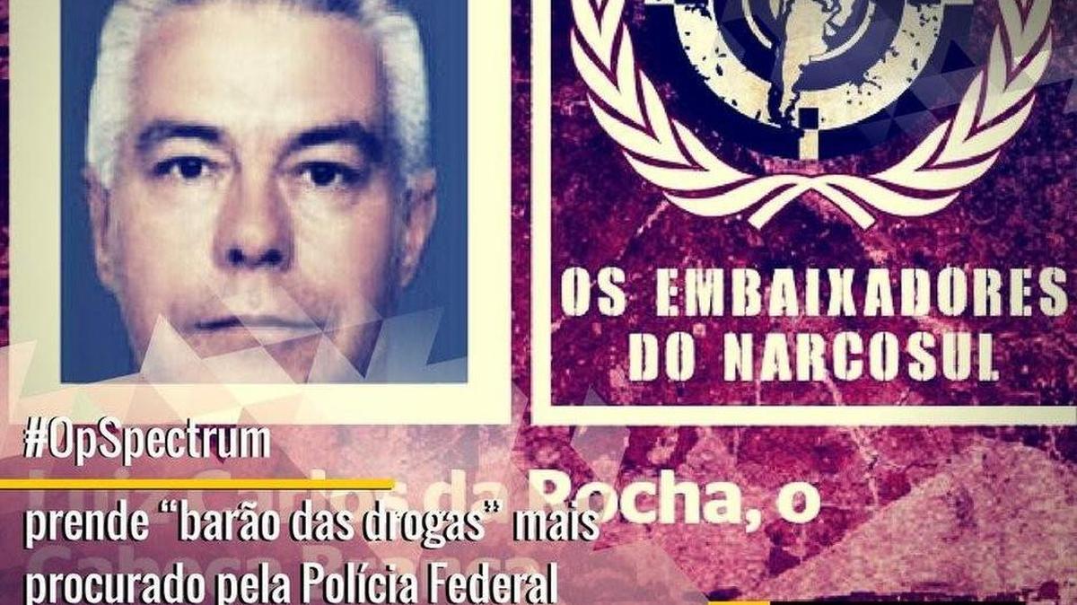 Luiz Carlos da Rocha, apodado “Cabeza Blanca”, es considerado uno de los capos del narcotráfico más importante de América Latina. Fue detenido el sábado en Sorriso, una ciudad del estado de Mato Grosso (oeste), dijo la Policía Federal en un comunicado.
