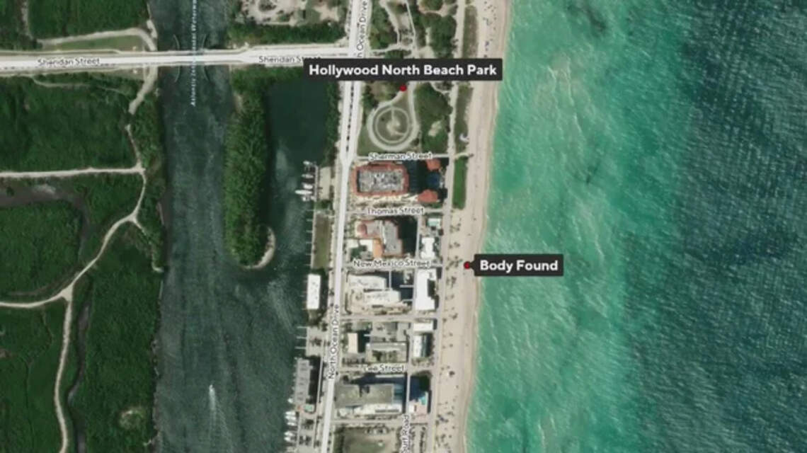 Hallan el cuerpo de una mujer en Hollywood Beach tras ser arrastrado a la orilla, según la policía