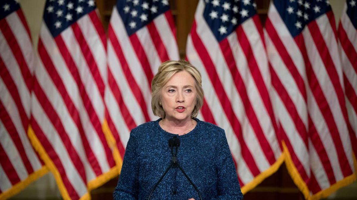 La candidata demócrata Hillary Clinton el viernes 9 de septiembre en Nueva York.