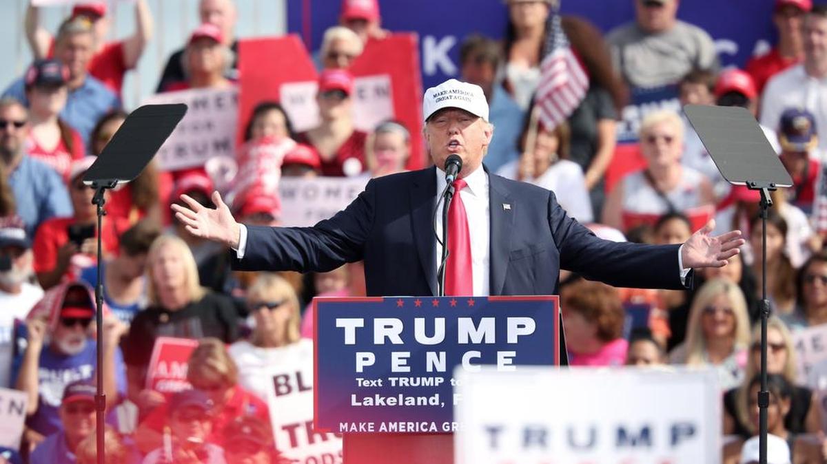 Donald Trump en Lakeland, Florida el 12 de octubre del 2016.