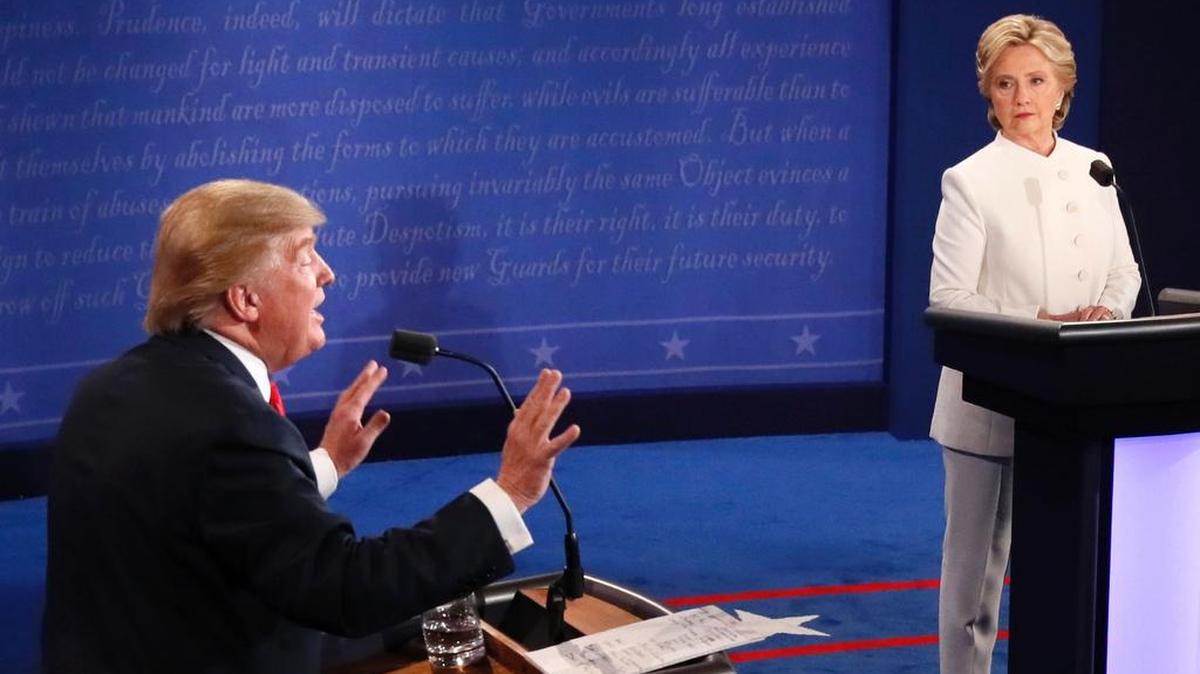 El republicano Donald Trump y la demócrata Hillary Clinton protagonizaron este miércoles en Las Vegas (Nevada) el tercer y último debate presidencial.