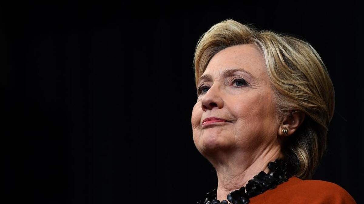 La candidata demócrata Hillary Clinton.