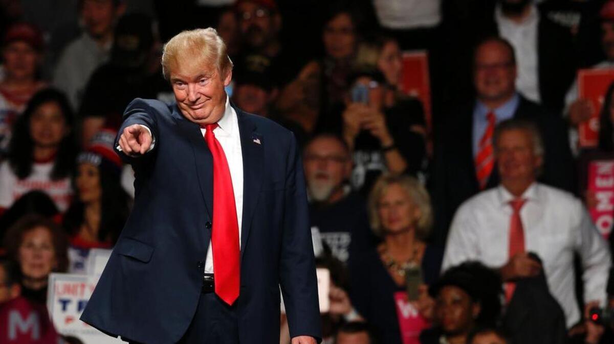 El candidato presidencial republicano, Donald Trump.