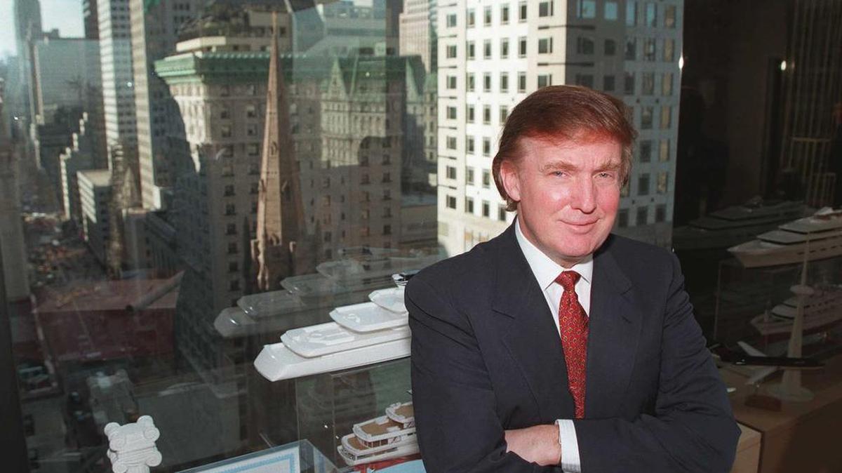 Donald Trump en una foto el 25 de octubre de 1996.