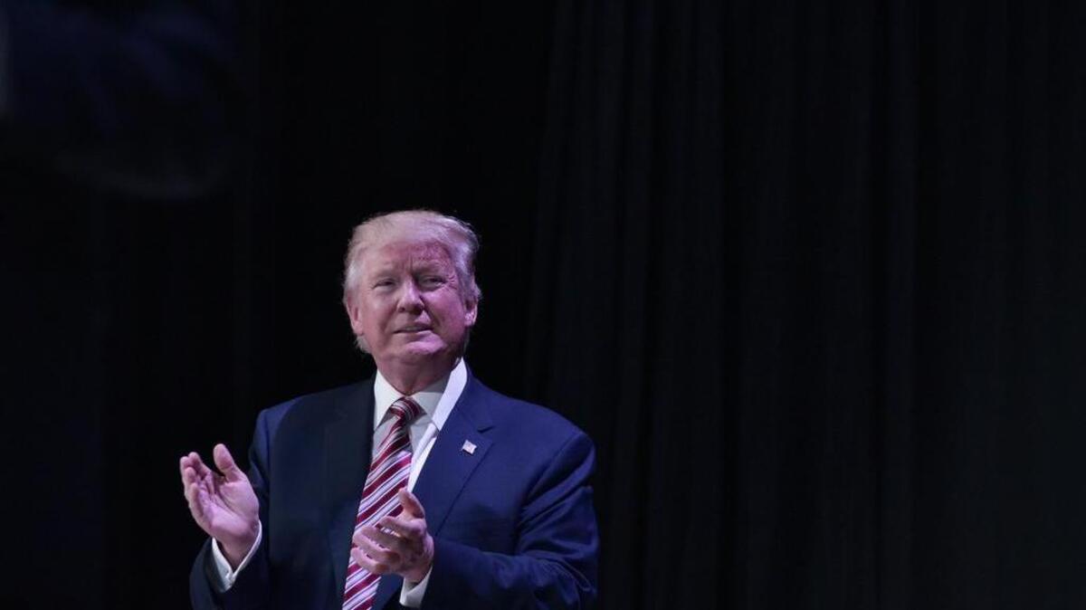 El candidato republicano a la Presidencia, Donald Trump.