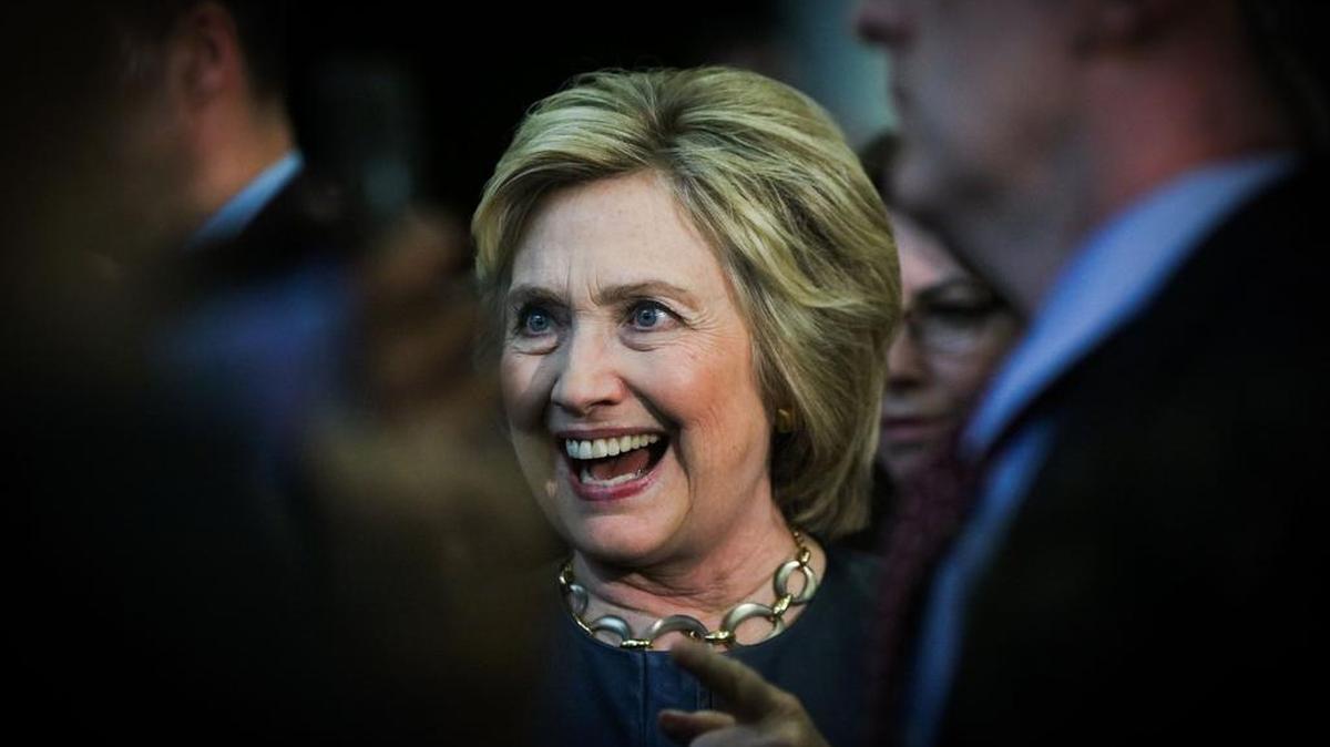 La precandidata presidencial demócrata Hillary Clinton.