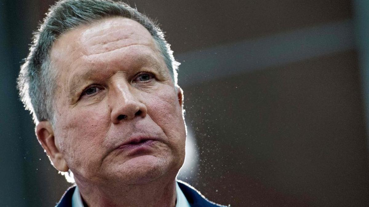 El candidato republicano John Kasich.
