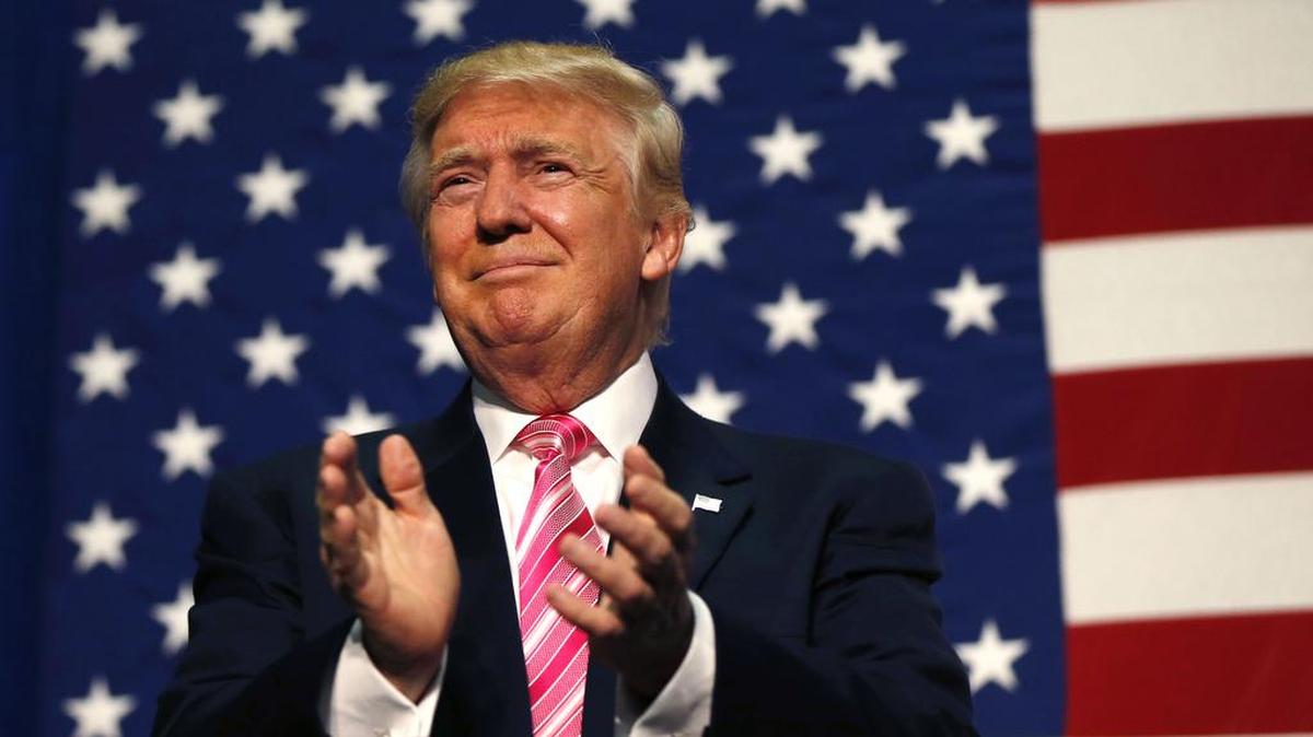 El candidato presidencial republicano Donald Trump en un evento de campaña en Virginia, el 20 de agosto de 2016.