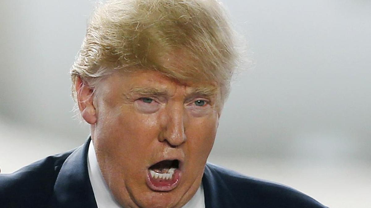En esta foto del 12 de marzo de 2016, el candidato presidencial republicano, el empresario Donald Trump habla en Vandalia, Ohio.