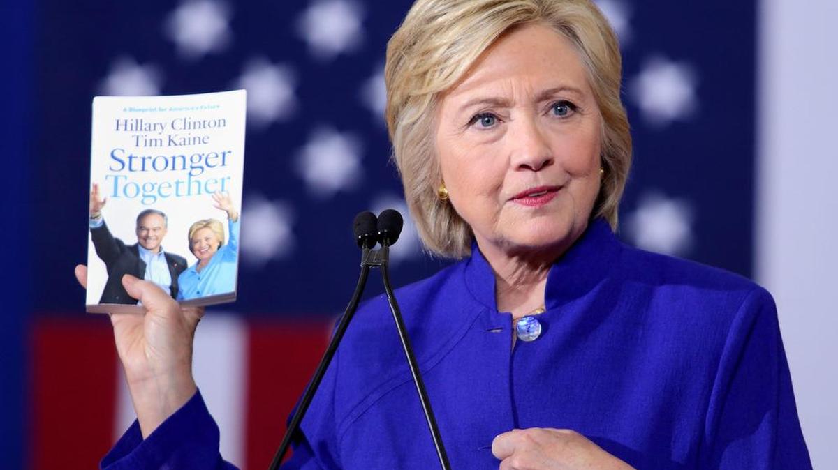 La candidata presidencial demócrata, Hillary Clinton, habla durante un evento de campaña hoy, miércoles 21 de septiembre de 2016, en Orlando, Florida.