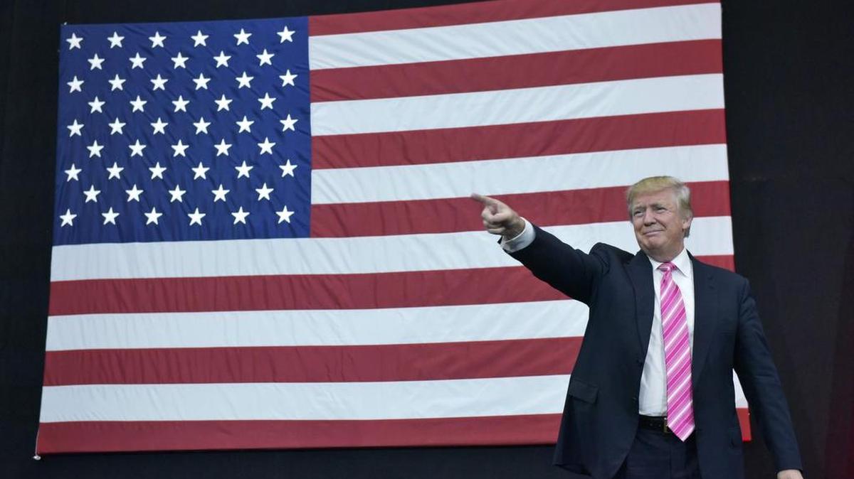 El candidato presidencial republicano, Donald Trump.