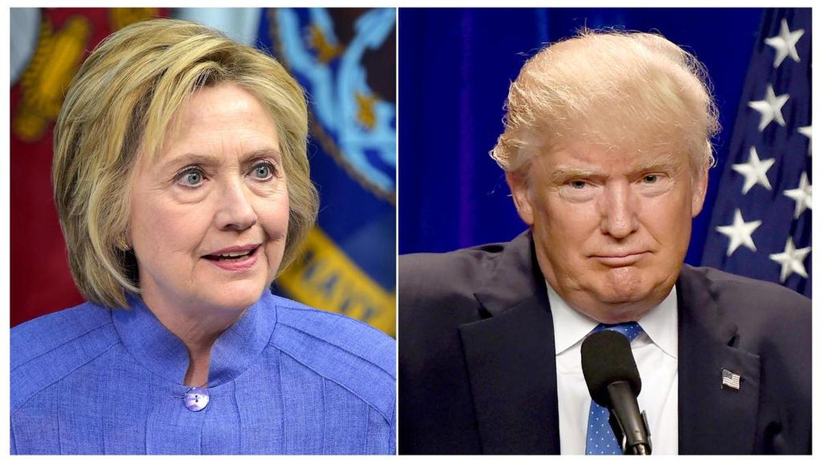 Candidatos a la Presidencia de Estados Unidos Hillary Clinton (Partido demócrata) y Donald Trump (Partido Republicano).