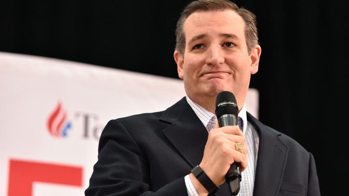 El candidato a las elecciones primarias republicanas Ted Cruz.