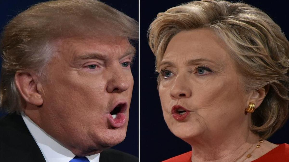 Combinación de fotos de los candidatos presidenciales Donald Trump y Hillary Clinton.