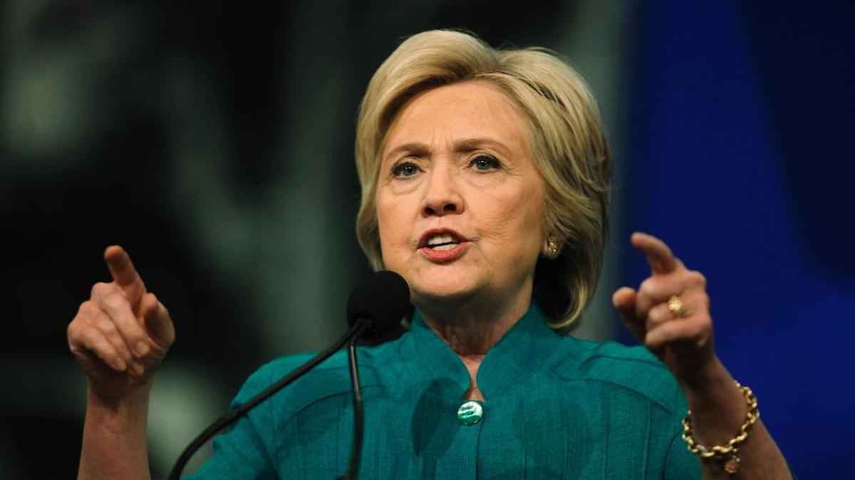 La virtual candidata demócrata a la Presidencia de EEUU, Hillary Clinton.