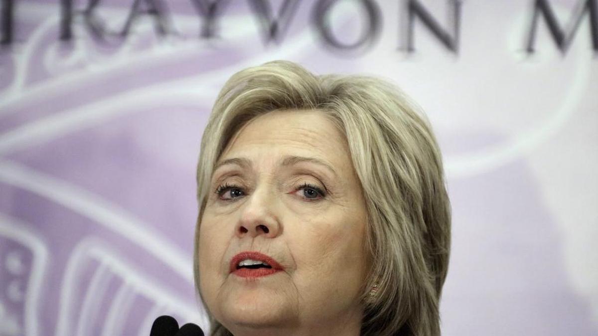 Hillary Clinton, durante un acto de campaña en Fort Lauderdale.