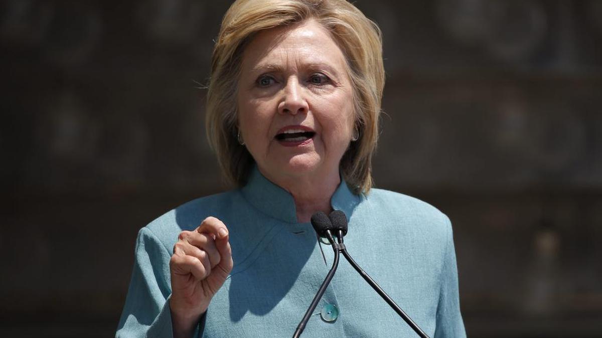 La virtual candidata demócrata a la Presidencia de su país, Hillary Clinton.