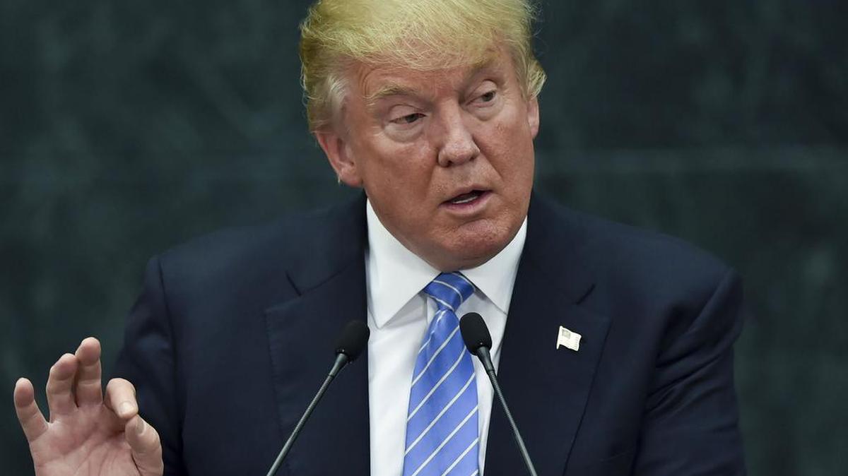 El candidato presidencial republicano, Donald Trump.