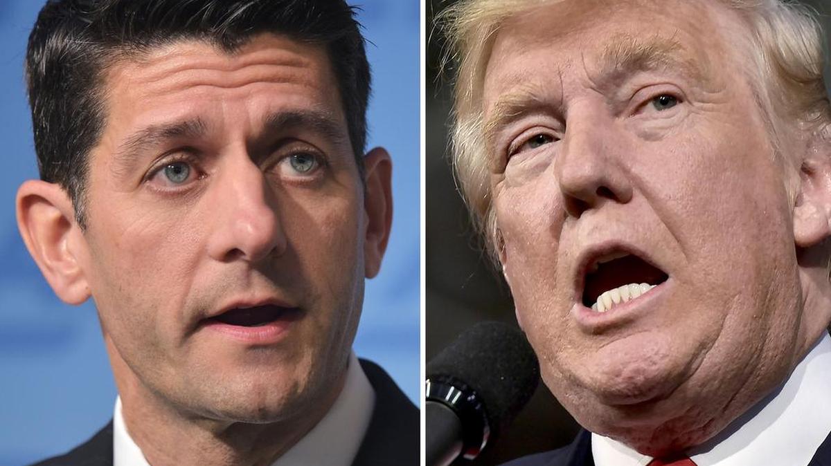 Paul Ryan y Donald Trump