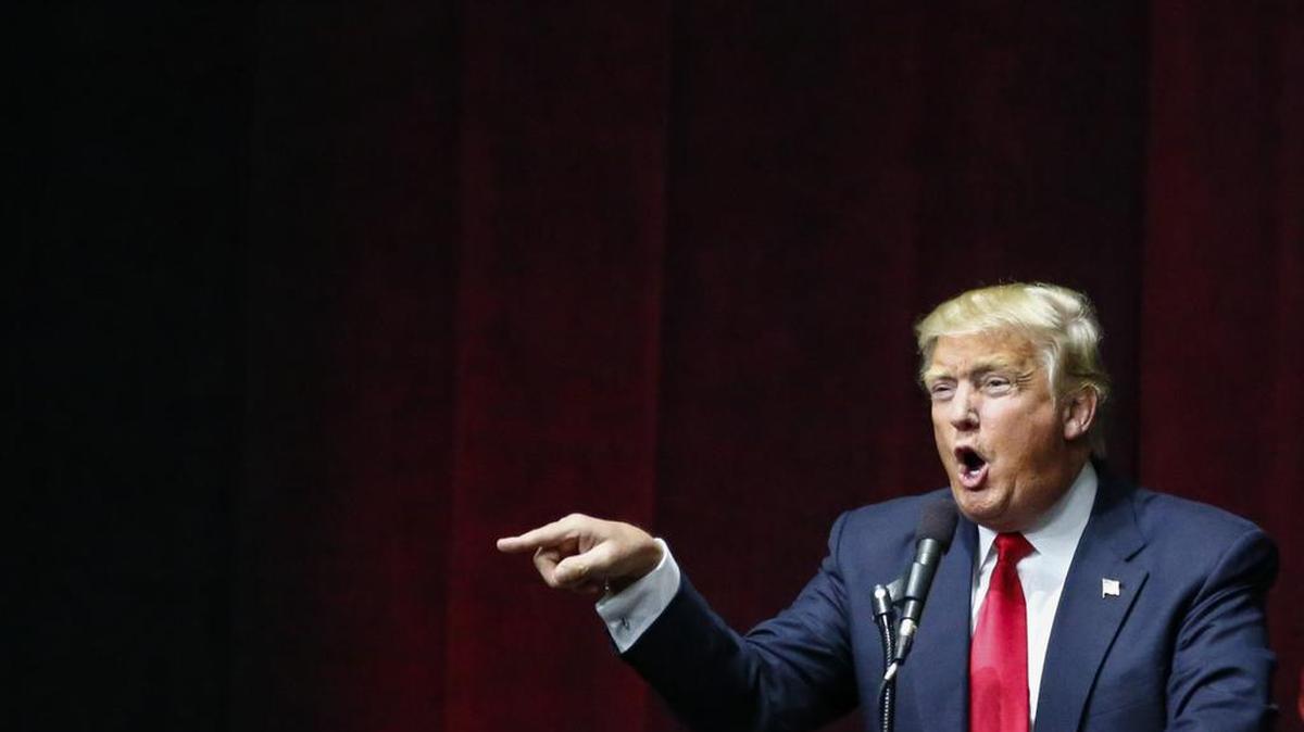 El aspirante a la Presidencia de Donald Trump.