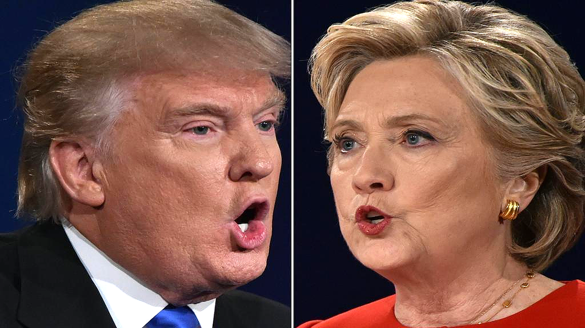 Combinación de fotos de los candidatos presidenciales Donald Trump y Hillary Clinton.