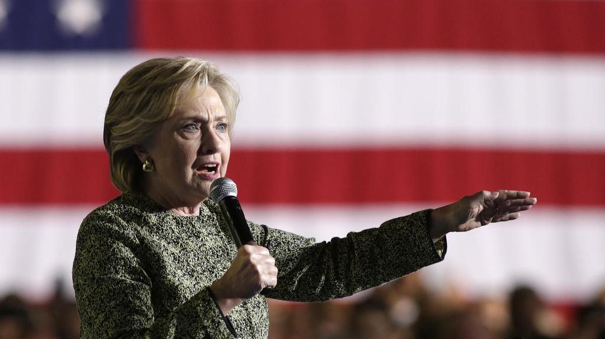 La candidata presidencial Hillary Clinton.