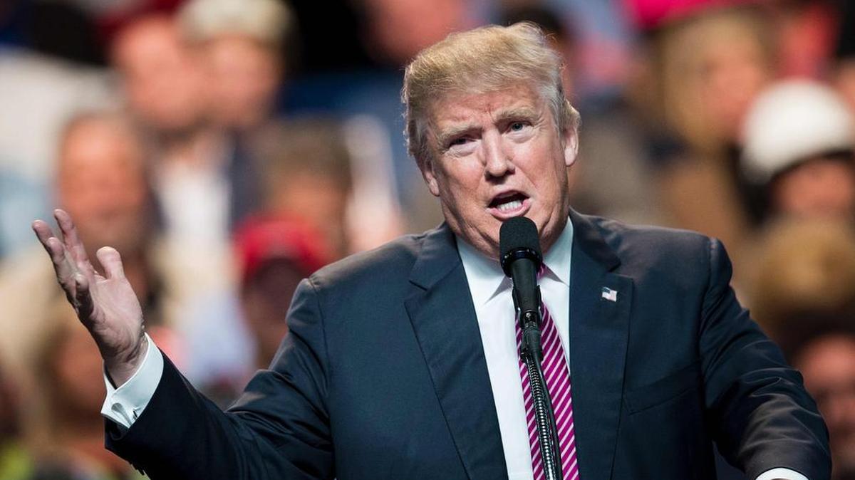 El candidato presidencial republicano Donald Trump.