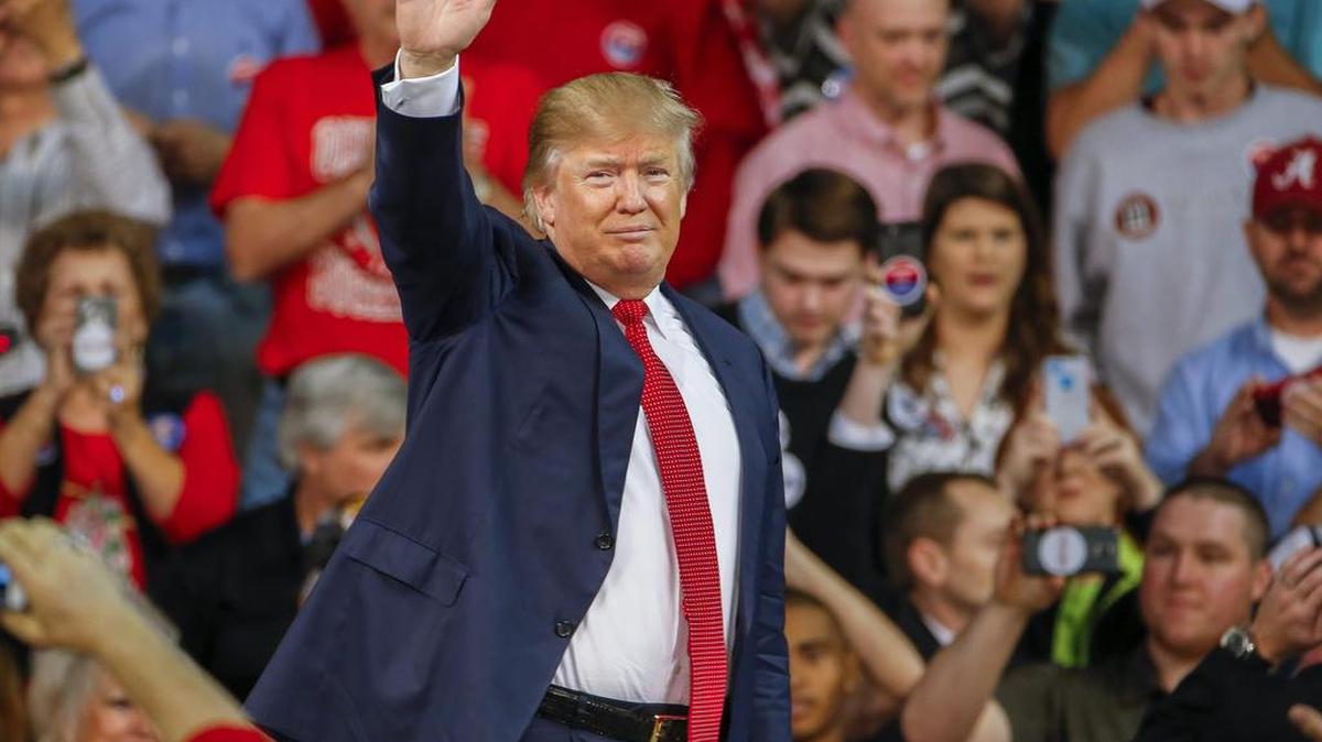El candidato presidencial republicano Donald Trump.