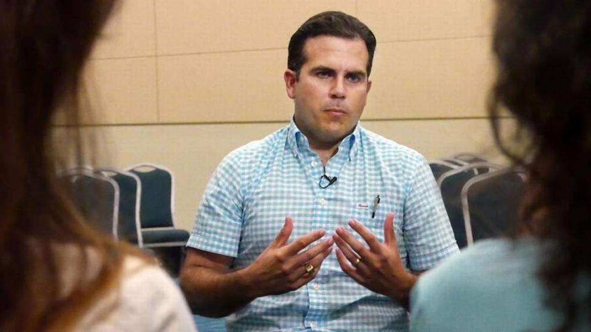Ricardo Roselló, gobernador de Puerto Rico.