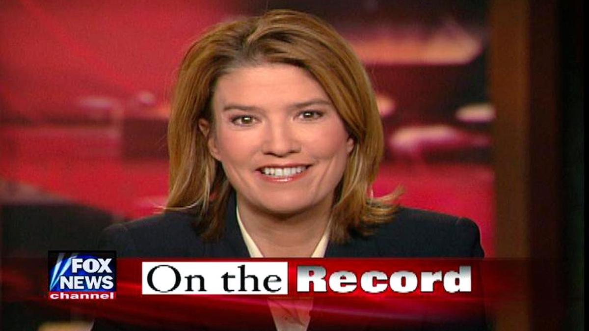 Greta Van Susteren en su programa On The Record de Fox News.