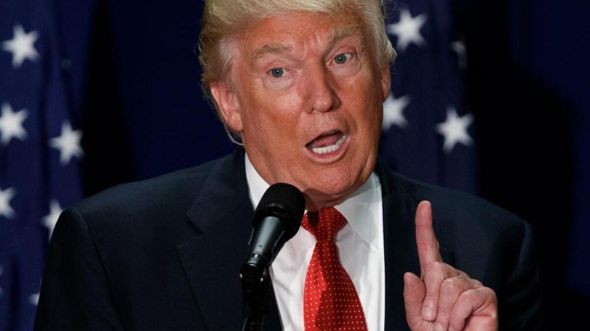 El candidato republicano a la Casa Blanca Donald Trump.