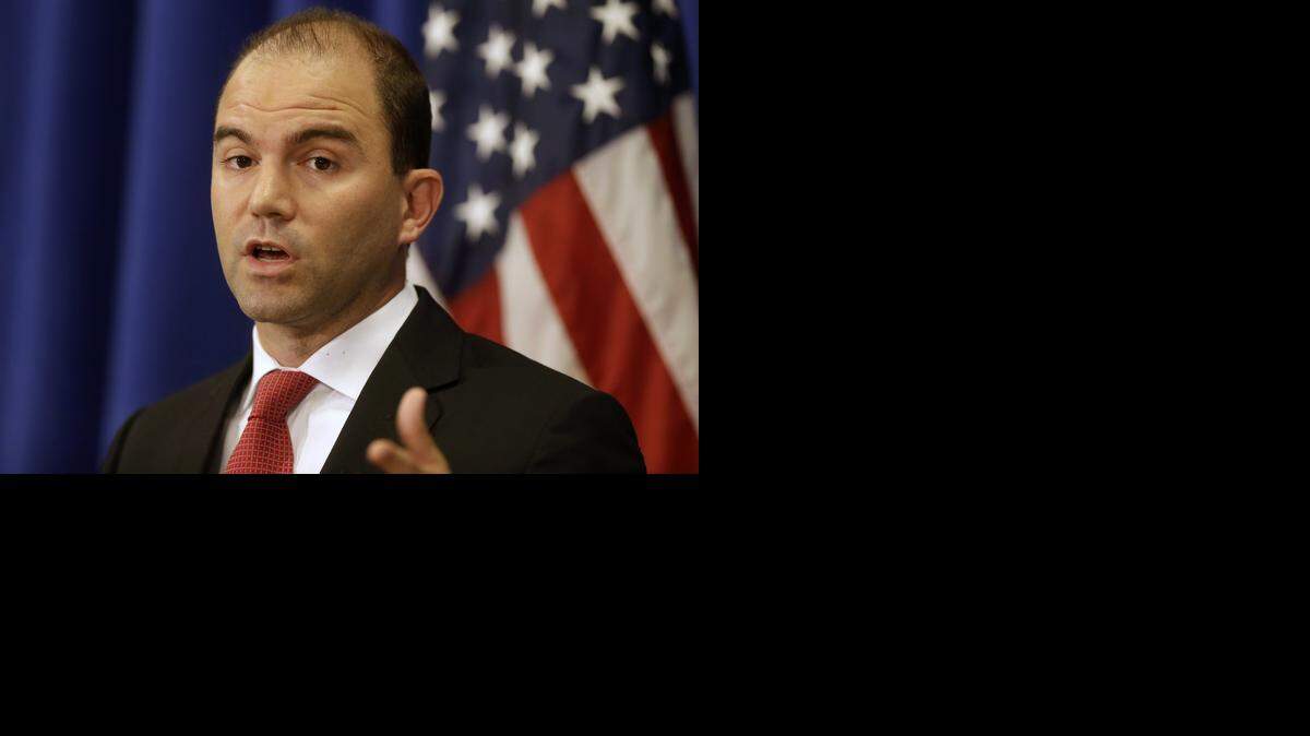 
Ben Rhodes, asesor presidencial sobre Seguridad Nacional, durante una conferencia de prensa el 22 de agosto del 2014.
