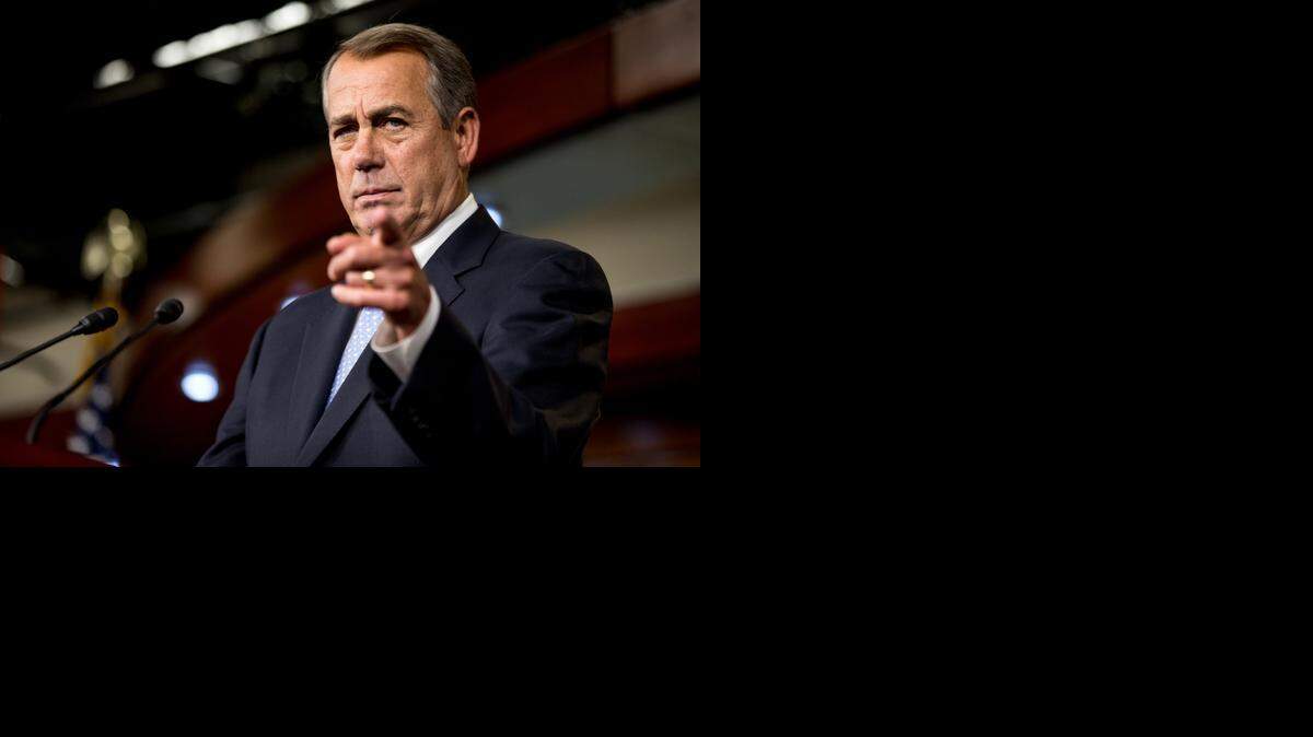 
El presidente republicano de la Cámara de Representantes, John Boehner.
