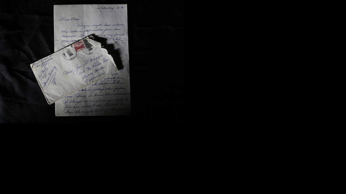 
Una carta del legendario pelotero Joe DiMaggio a Marilyn Monroe que fue vendida por $78,125.


