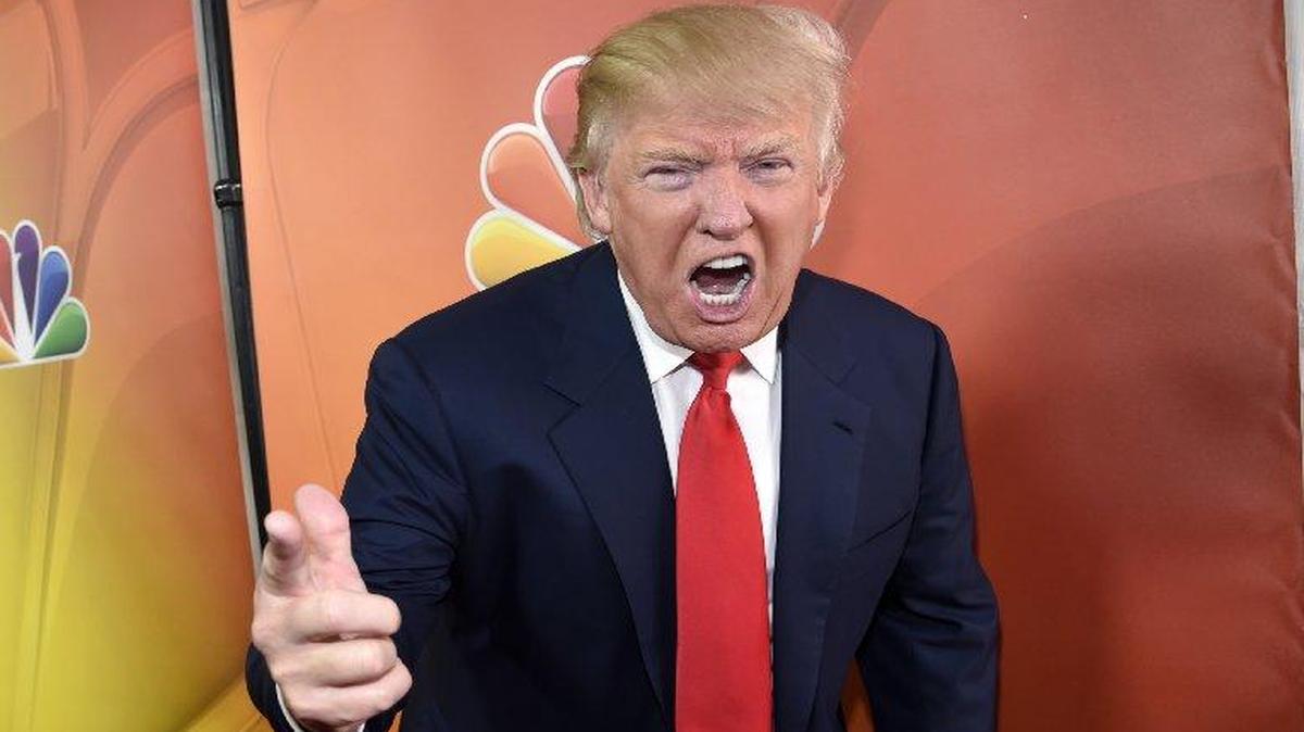 Donald Trump en un evento de NBC el 16 de enero de 2015, en Pasadena, California.
