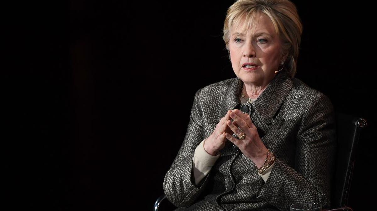 La ex candidata presidencial Hillary Clinton en foto de archivo