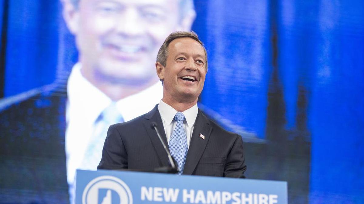 
El aspirante presidencial demócrata Martin O'Malley habla durante la Convención Estatal del Partido Demócrata en New Hampshire, el pasado 19 de septiembre.


