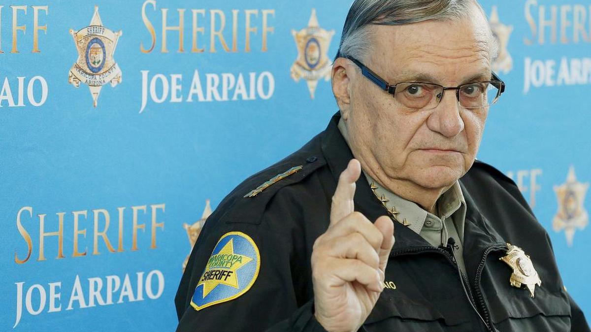 Joe Arpaio, el alguacil del condado Maricopa.