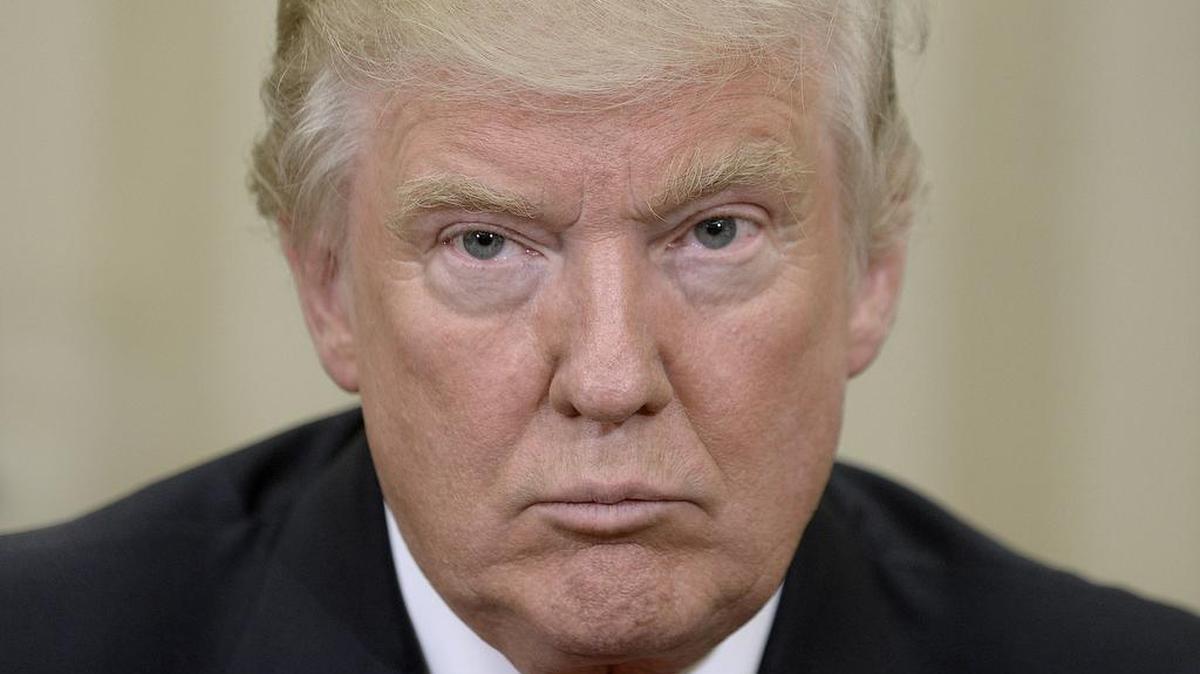 El presidente electo de Estados Unidos, Donald Trump, durante su visita a la Casa Blanca para reunirse con el presidente Obama, el 10 de noviembre del 2016.