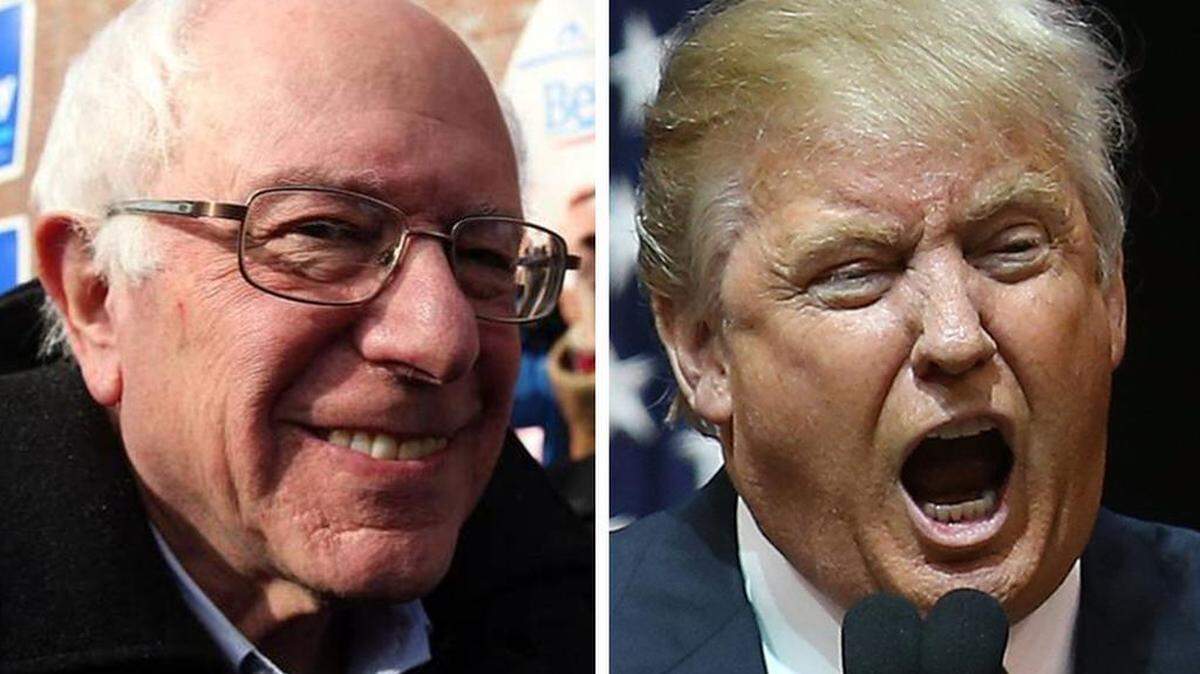 Bernie Sanders y Donald Trump