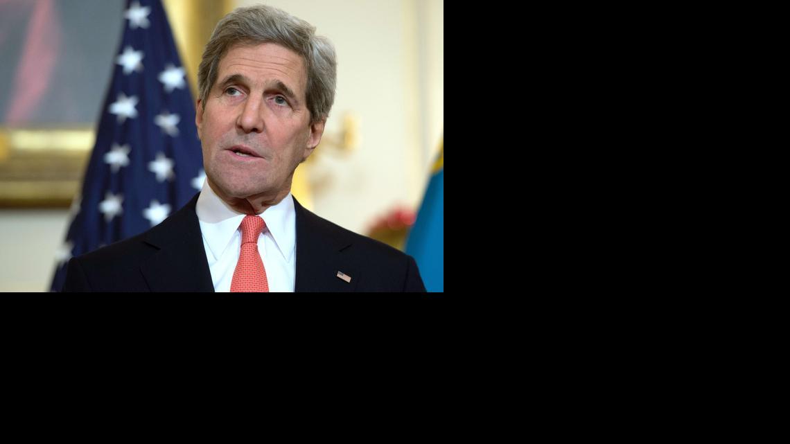 
John Kerry en el Departamento de Estado, este miércoles, durante su discurso centrado en Latinoamérica.


