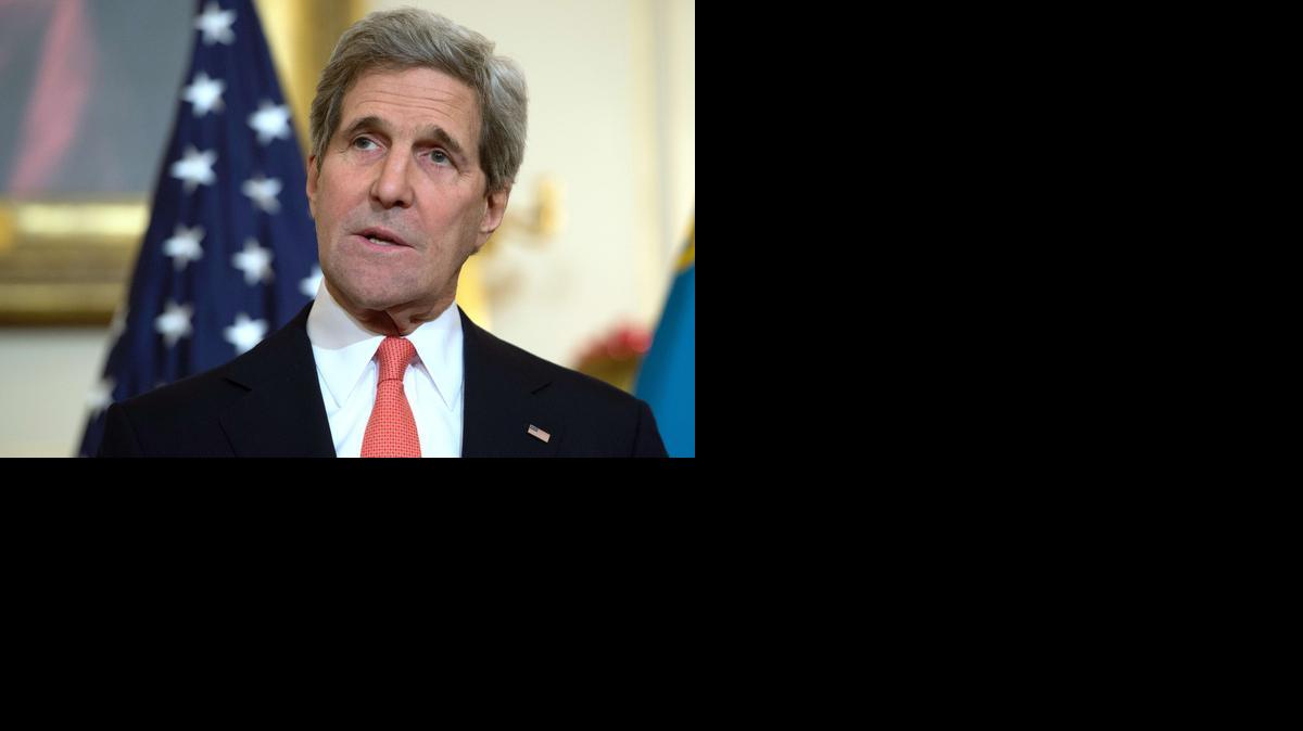 
John Kerry en el Departamento de Estado, este miércoles, durante su discurso centrado en Latinoamérica.


