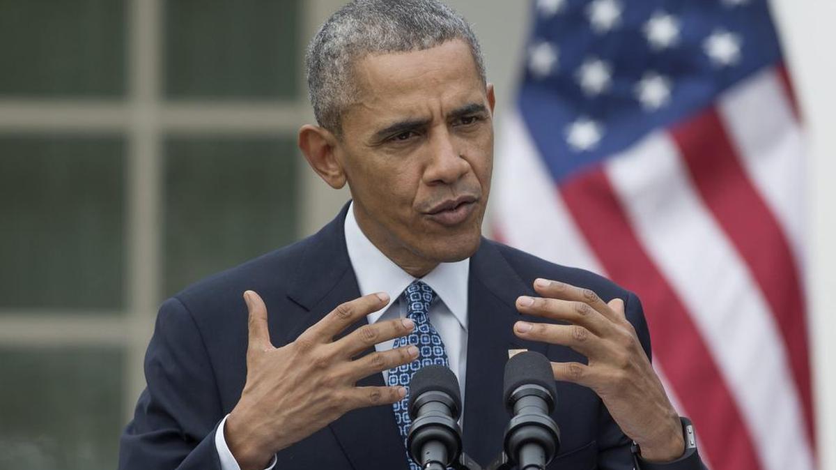 El presidente de Estados Unidos, Barack Obama, durante una rueda de prensa en la Casa Blanca en Washington, Estados Unidos, el 10 de marzo de 2016.