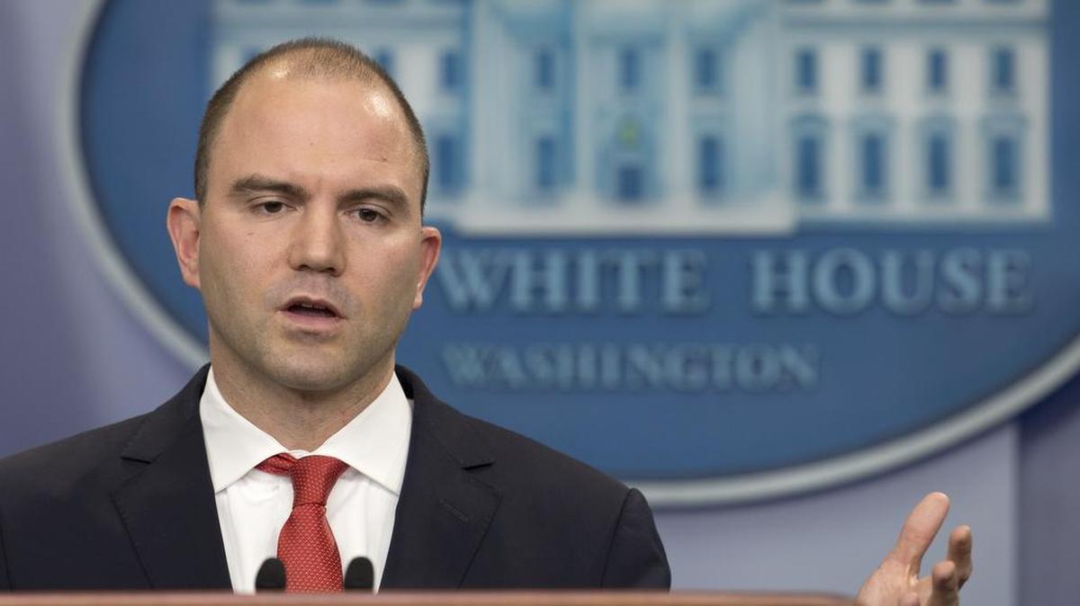 Ben Rhodes, asesor adjunto de seguridad nacional del presidente Barack Obama, durante una conferencia de prensa el 18 de febrero de 2016, en Washington DC.