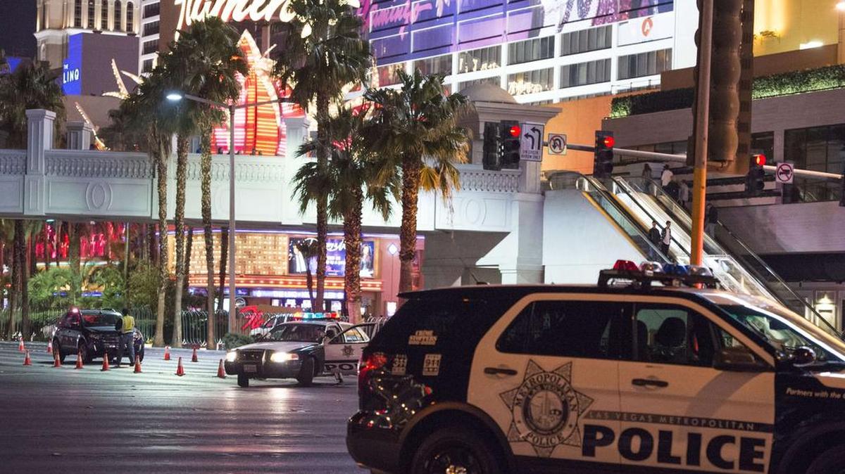 El incidente ocurrió poco después de las 18H30 locales, entre el hotel Planet Hollywood, donde tenía lugar en ese momento el certamen de Miss Universo, y el hotel París Las Vegas.