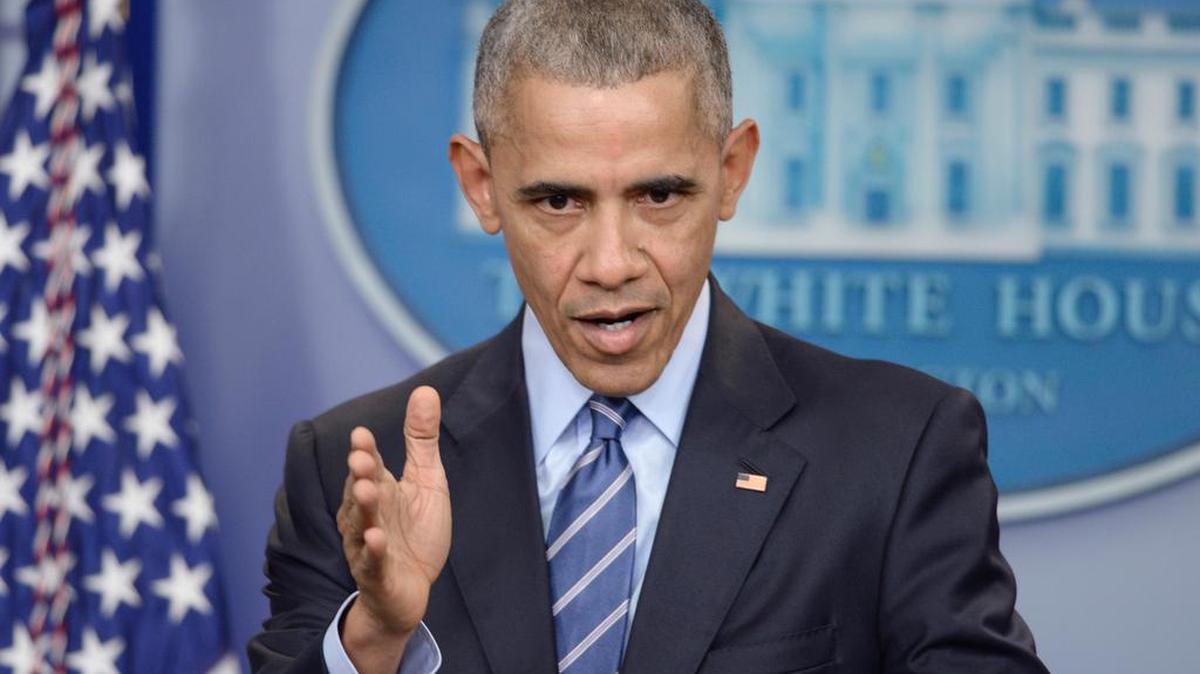 El presidente Barack Obama lleva a cabo su última conferencia de prensa del año en la Casa Blanca, Washintong DC.