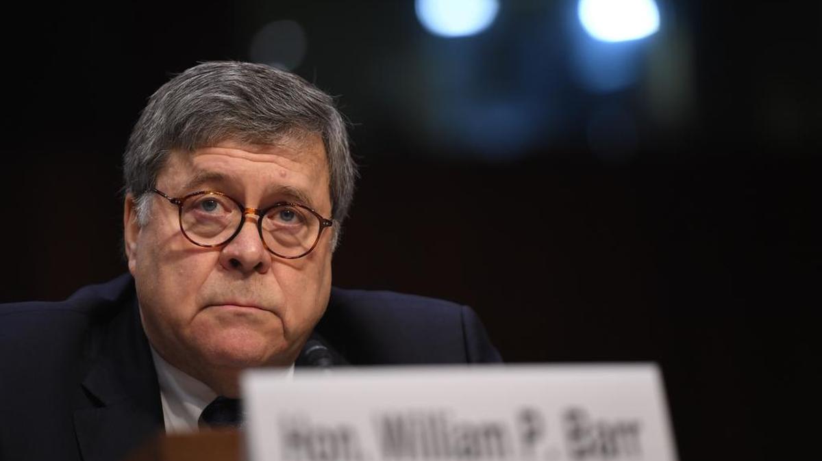 El nominado a fiscal general de EEUU, William Barr, pronuncia sus declaraciones iniciales durante una comparecencia ante el Senado para su confirmación en el cargo en el Capitolio, Washington D.C el 15 de enero de 2019.