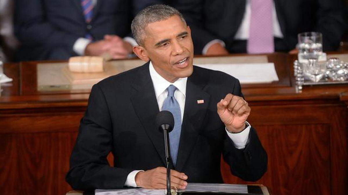 
El presidente Barack Obama durante su discurso sobre el estado de la Unión.
