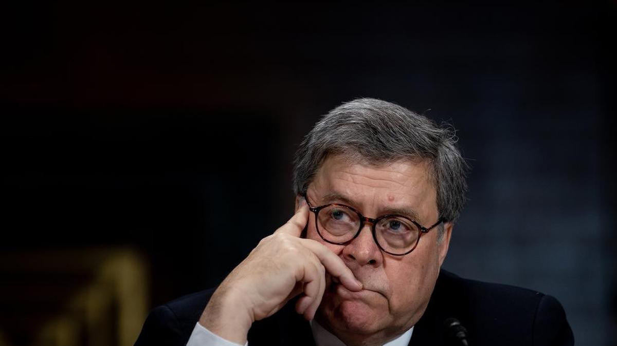 El secretario de Justicia, William Barr, testifica ante un comité del Senado, el 1ro de mayo de 2019, en El Capitolio de Washington D.C.